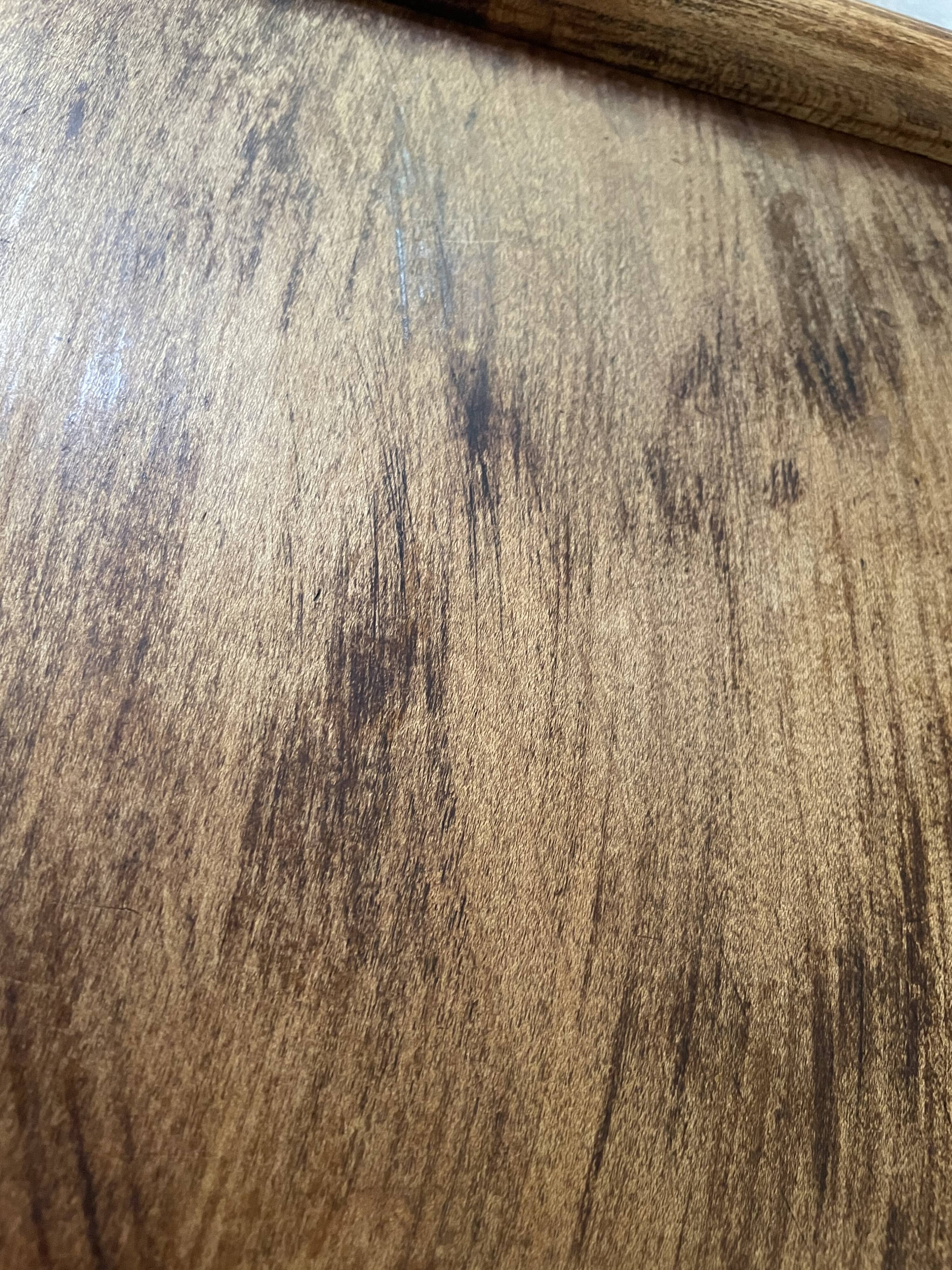 Plateau bois art déco