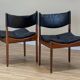 Extendable dining room table and chairs (by Kristian Solmer Vedel)