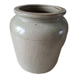Varnished stoneware pot