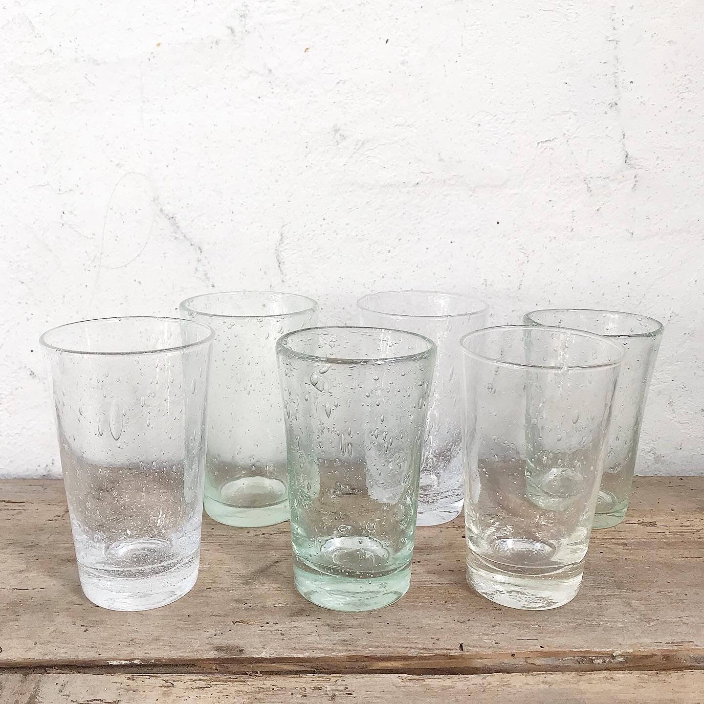 Set of 6 glasses of Biot