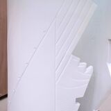 Eglantine Moreau ceramic and glass side table, France 1980