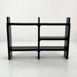 Modular black shelf by Olaf Von Bohr for Kartell, 1970