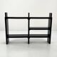 Modular black shelf by Olaf Von Bohr for Kartell, 1970