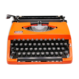 Revised orange brother 210 typewriter with new ribbon