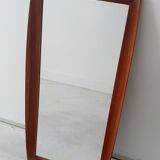 Large Scandinavian teak mirror