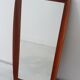 Miroir scandinave en teck 74 X 37 cm