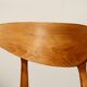 Modern chair Scandinavian design light wood natural Lin fabric mid century modern design