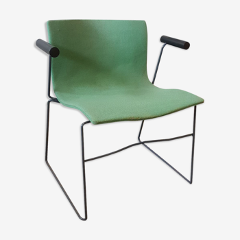 Armchair Handcrafted by Massimo Vignelli for Knoll international