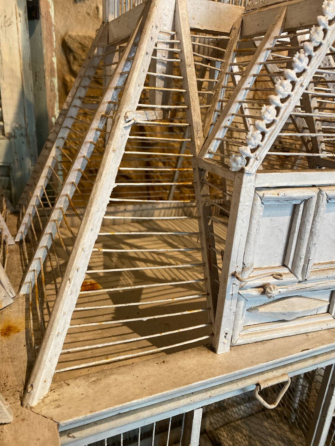 Large old cage