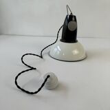 Ancienne petite suspension emaillee industrielle