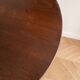 Traditional round wooden dining table