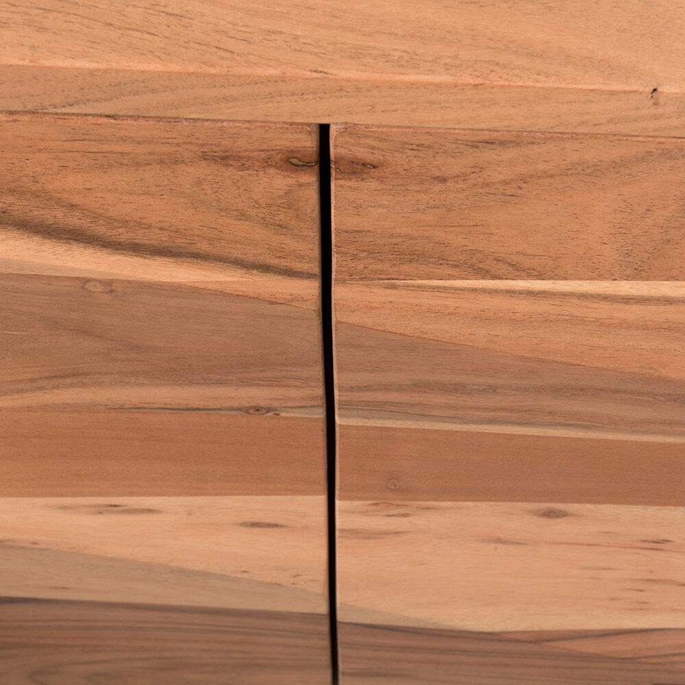 Buffet 2 doors massive acacia