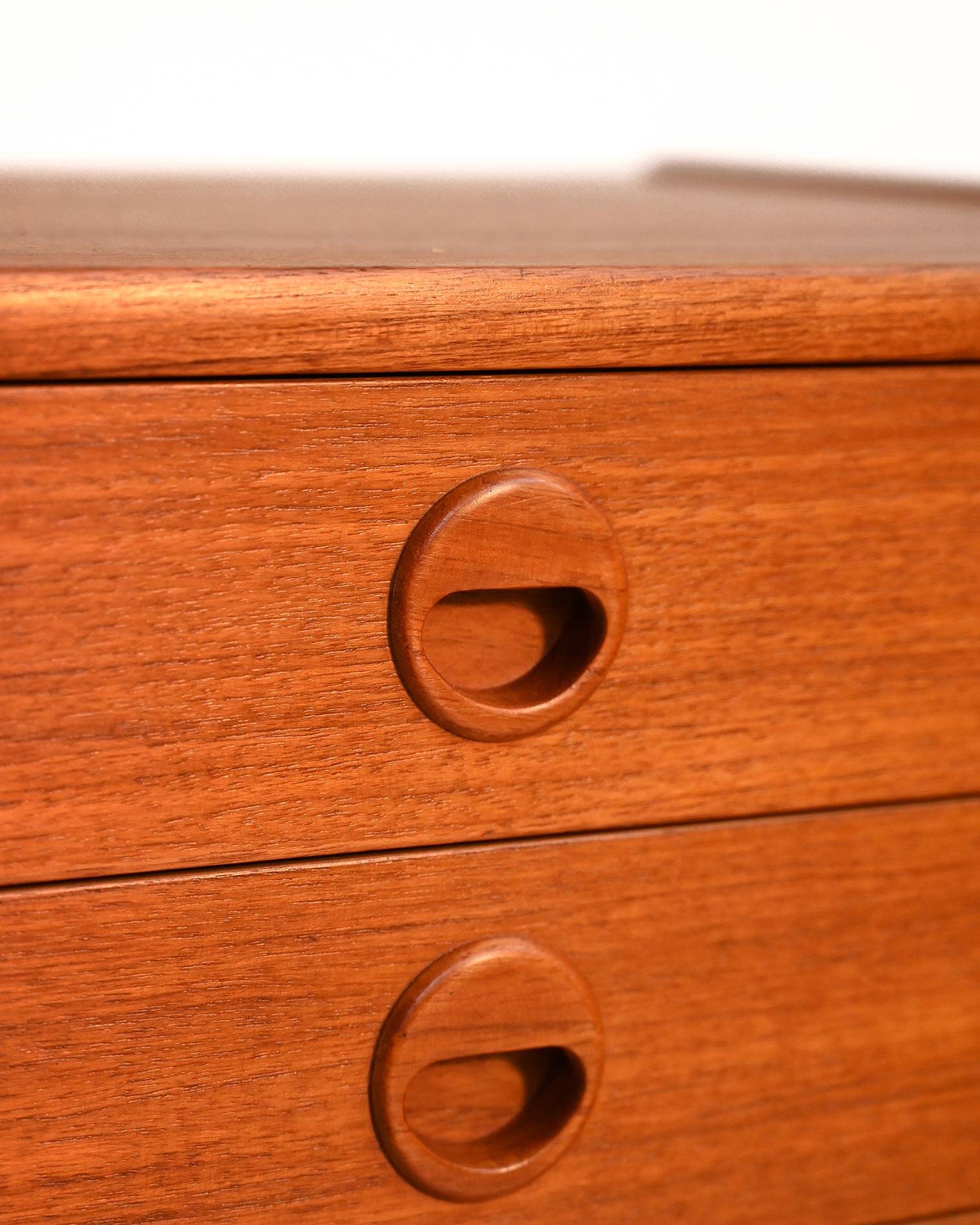Teak bedside cabinets, Scandinavia 1960s