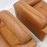 De Sede "DS 101" leather armchairs 1970s