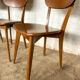 Série de 4 chaises bistrot années 60