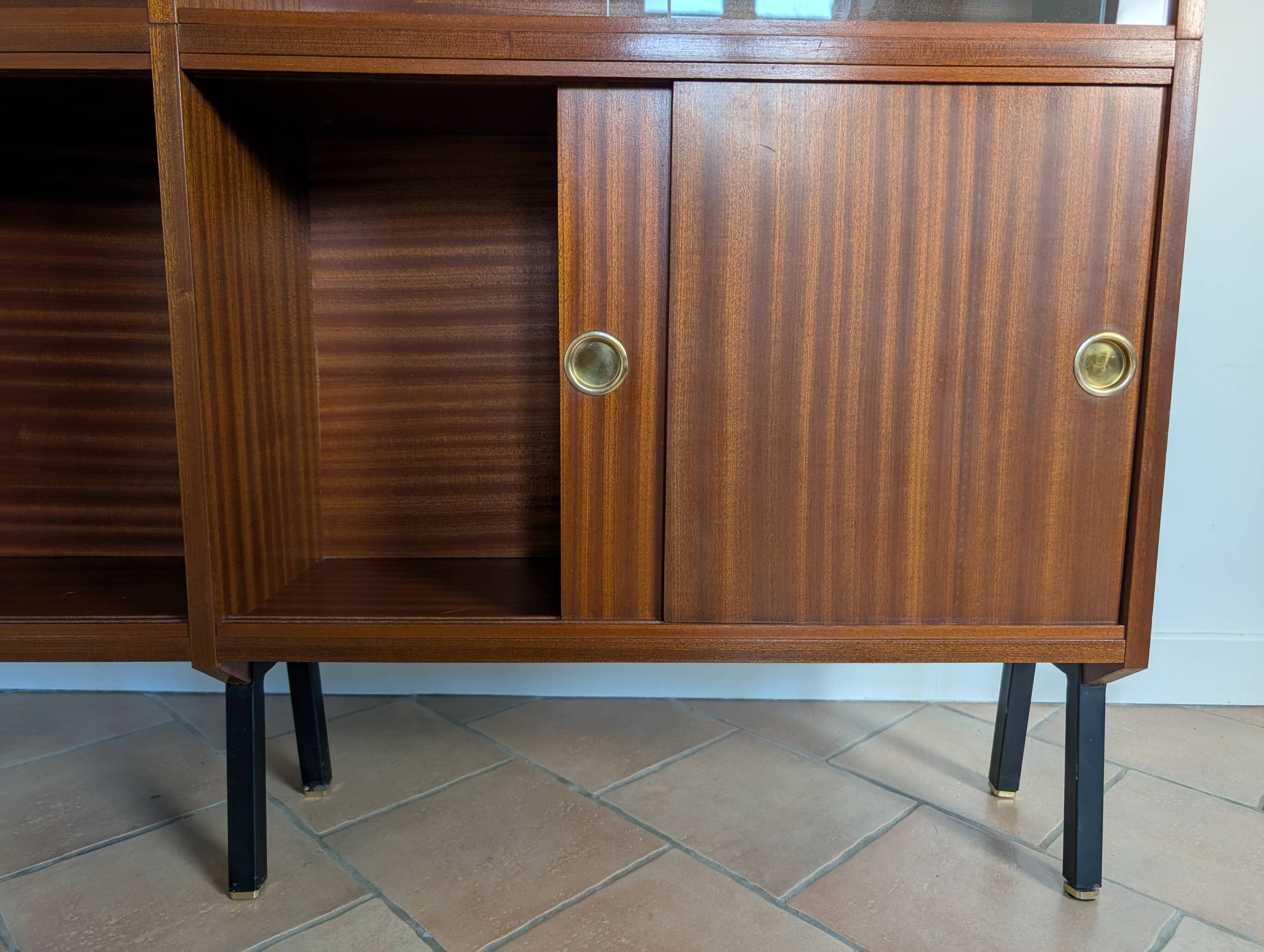 Buffet vitrine bibliothèque 60'