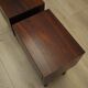 Set of rosewood bedside cabinets, Danish design, 1970s, production: Denmark