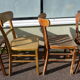 Lot de 6 chaises en bois de bistrot