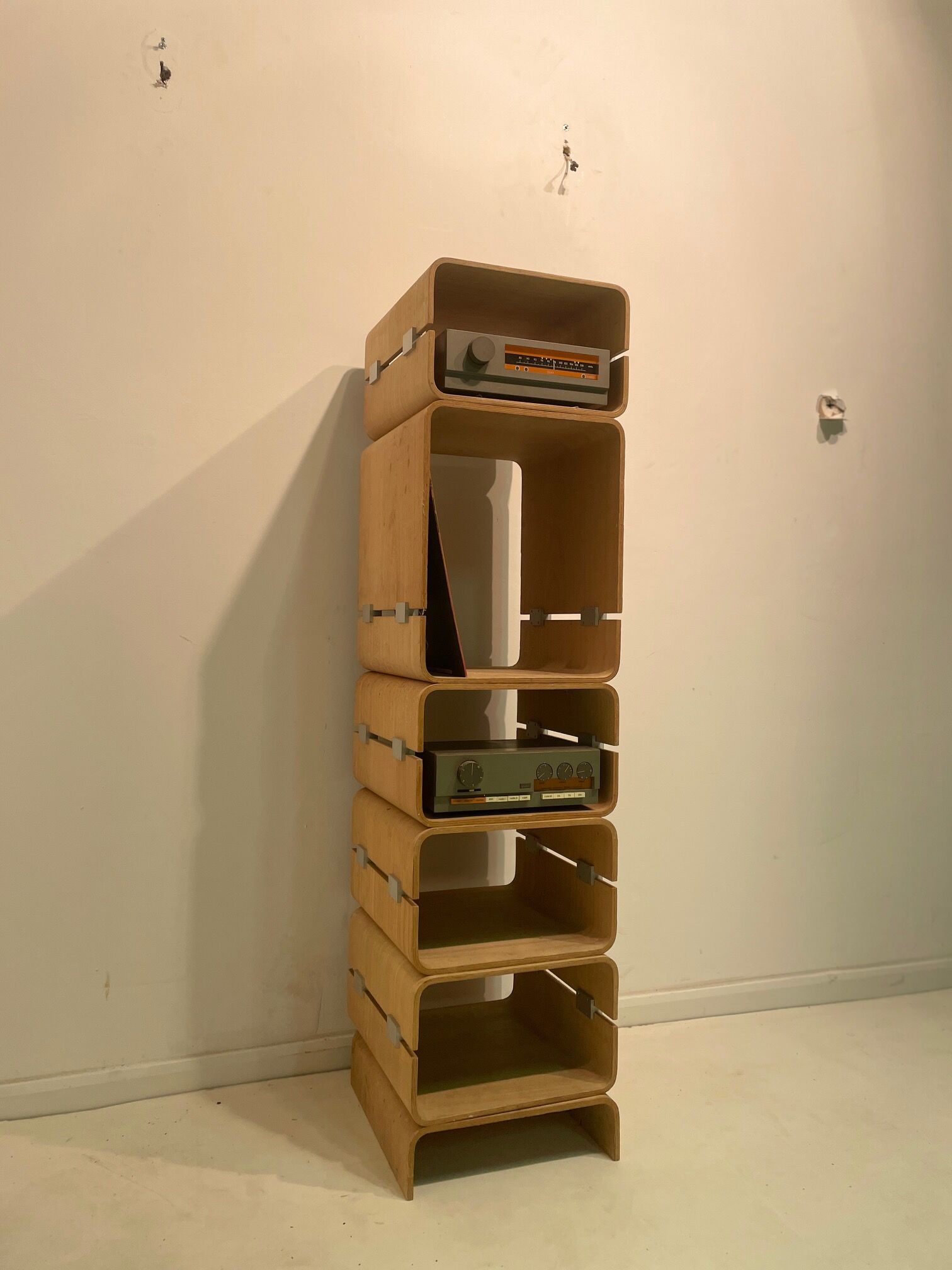 Modular library by Jacques Dumond, France, 1963