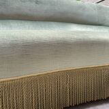 Water green velvet toad sofa