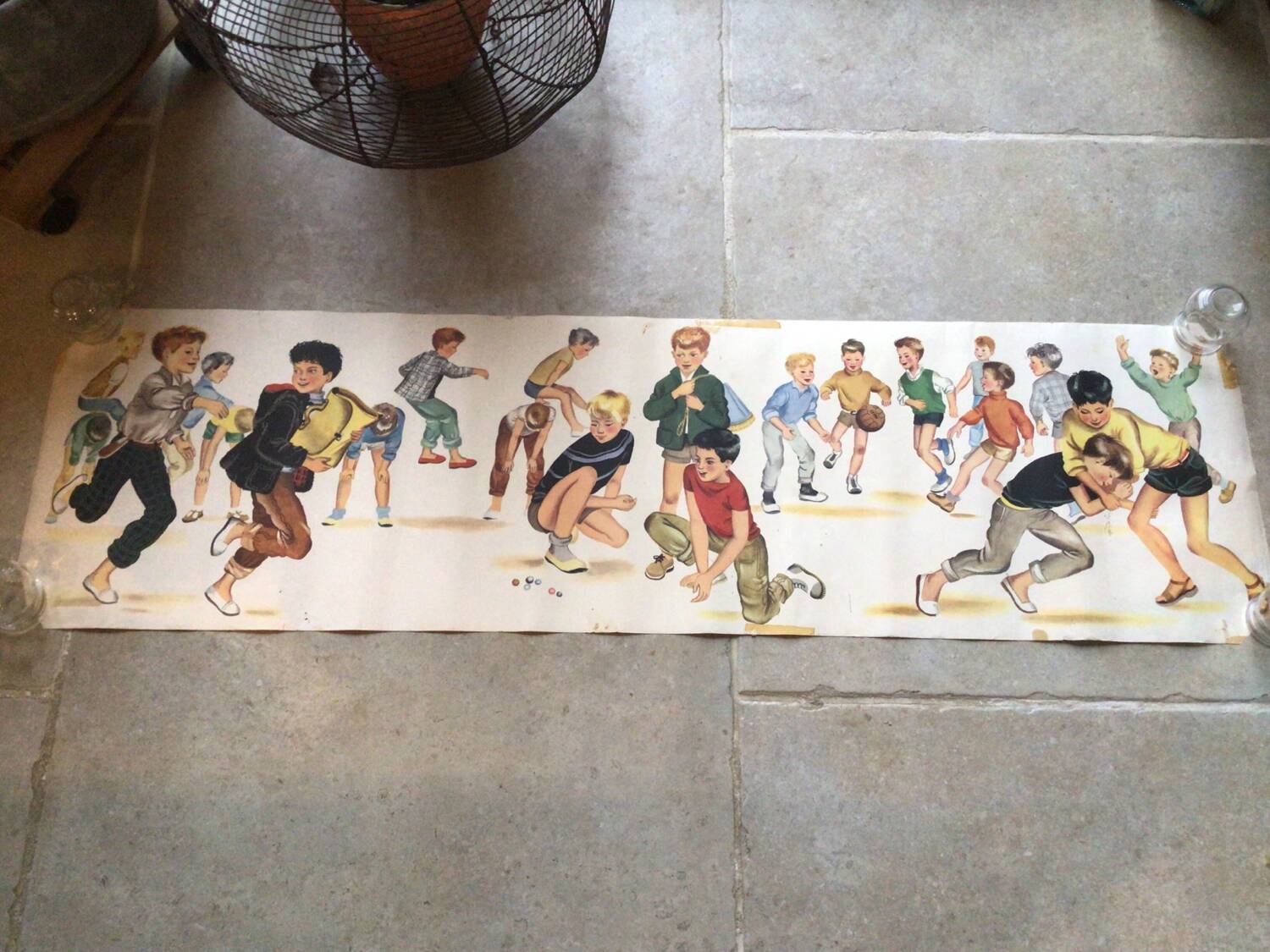 Vintage school poster boy