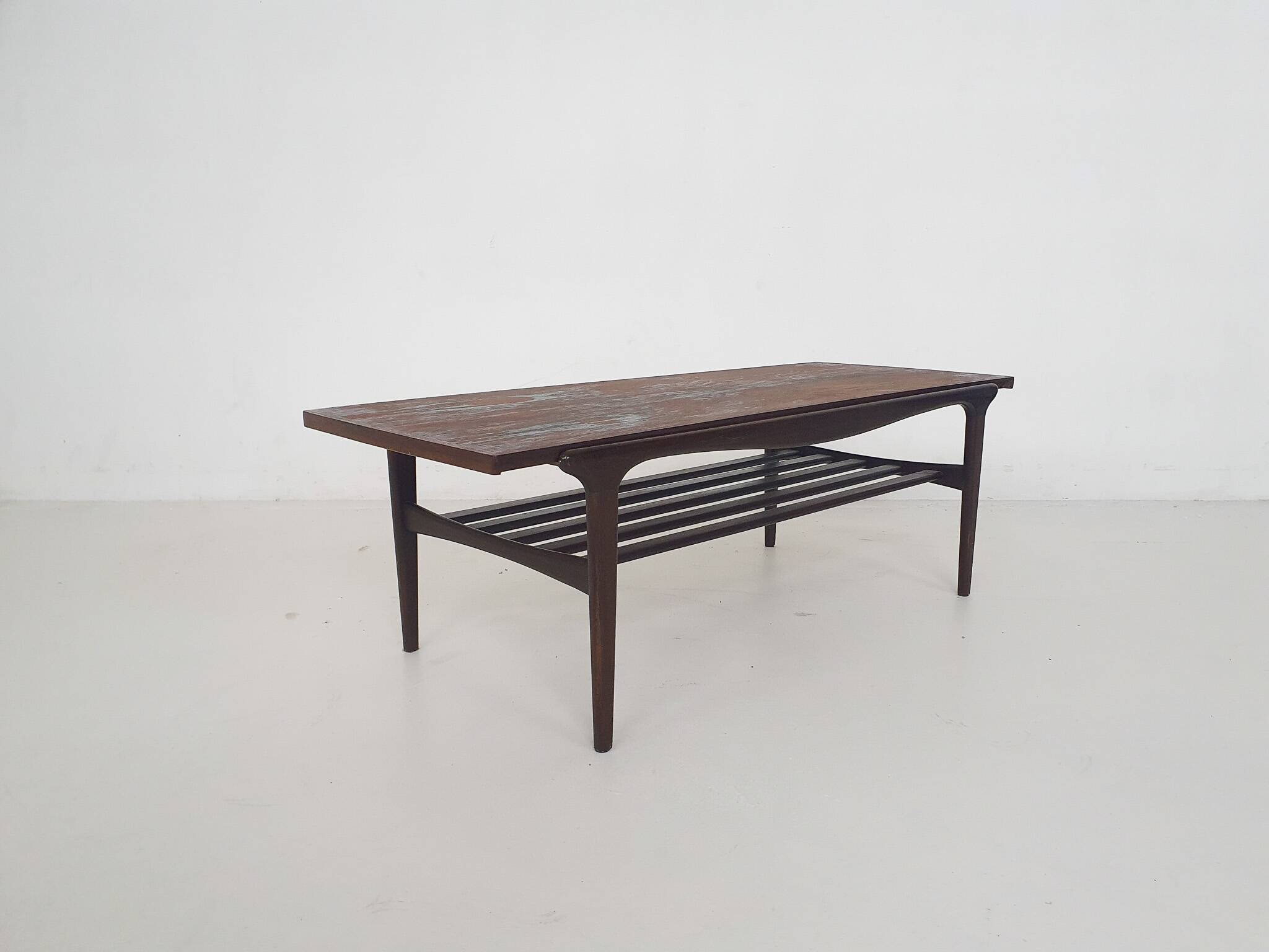 Vintage coffee table with reversible top, The Netherlands 1950's