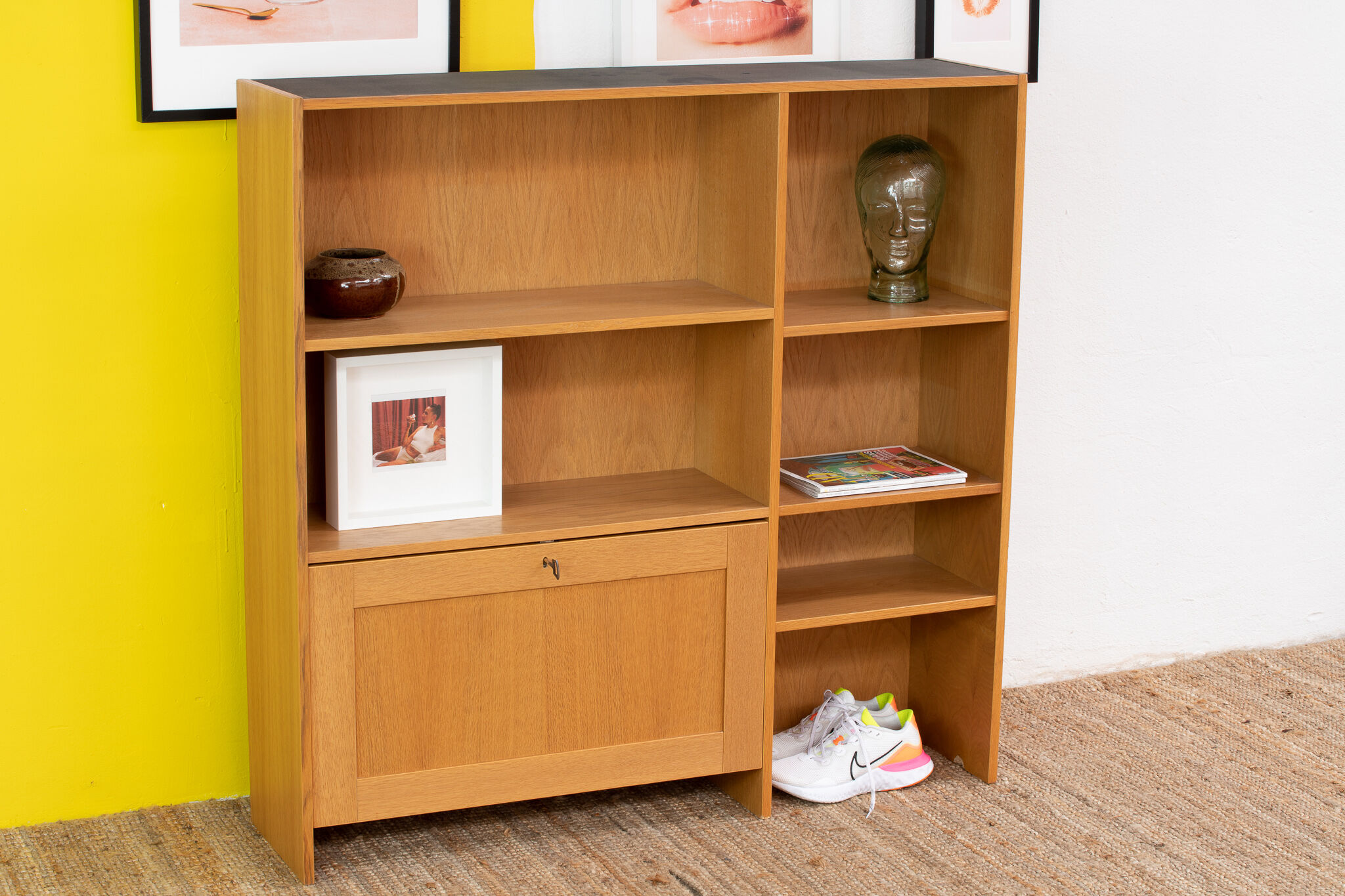 Bibliothèque scandinave 122 cm