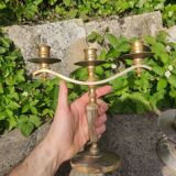 Paire de bougeoirs style empire