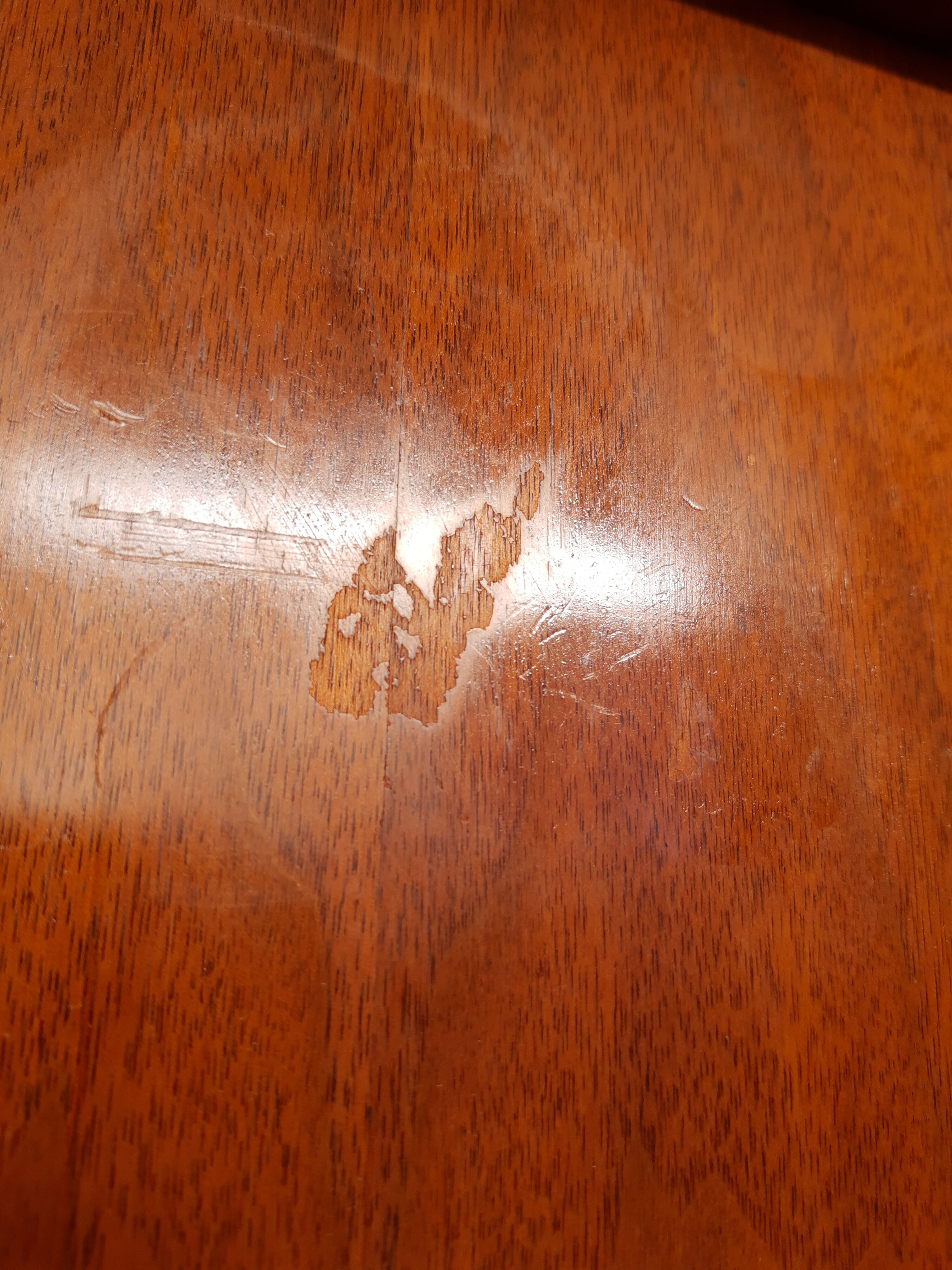 Bahut low teak vintage 80s