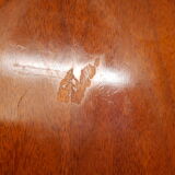 Bahut low teak vintage 80s