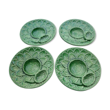 4 artichoke plates in dabbling