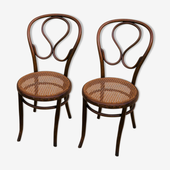 Pair of chairs Bistro by Josef Hofmann