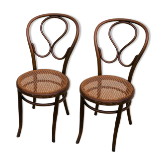 Paire de chaises bistrot par Josef Hofmann