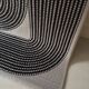 Real wool space age rug by Pierre Cardin, France 1970s
