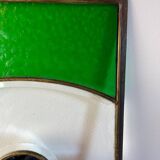 Stained glass beveled glass and cabochon