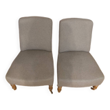 Set of 2 cocktail armchairs