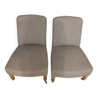 Lot 2 fauteuils cocktail