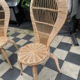 Vintage rattan garden furniture