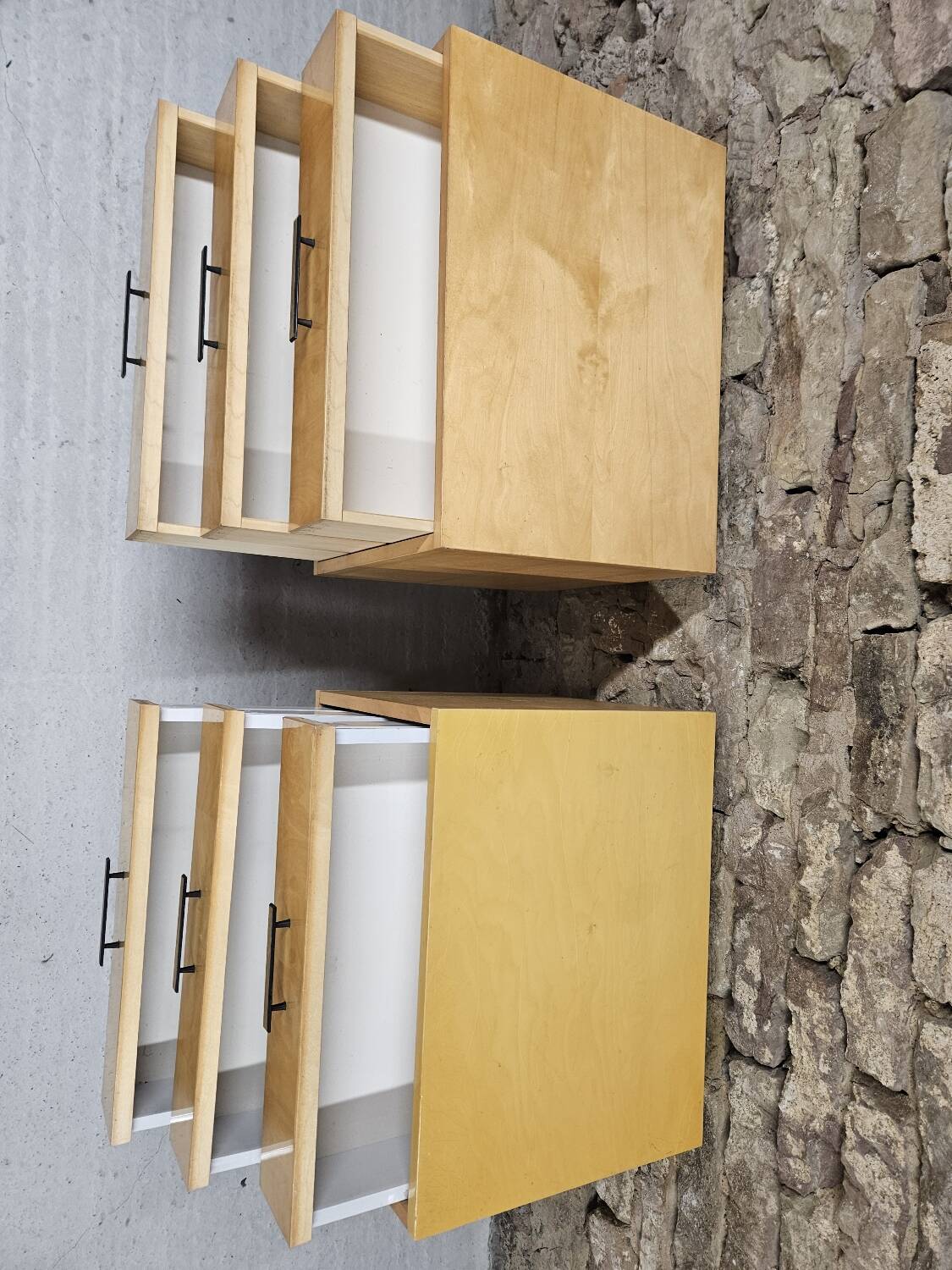 Pair of vintage 1960's bedside tables