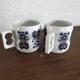 Porcelain mugs duo