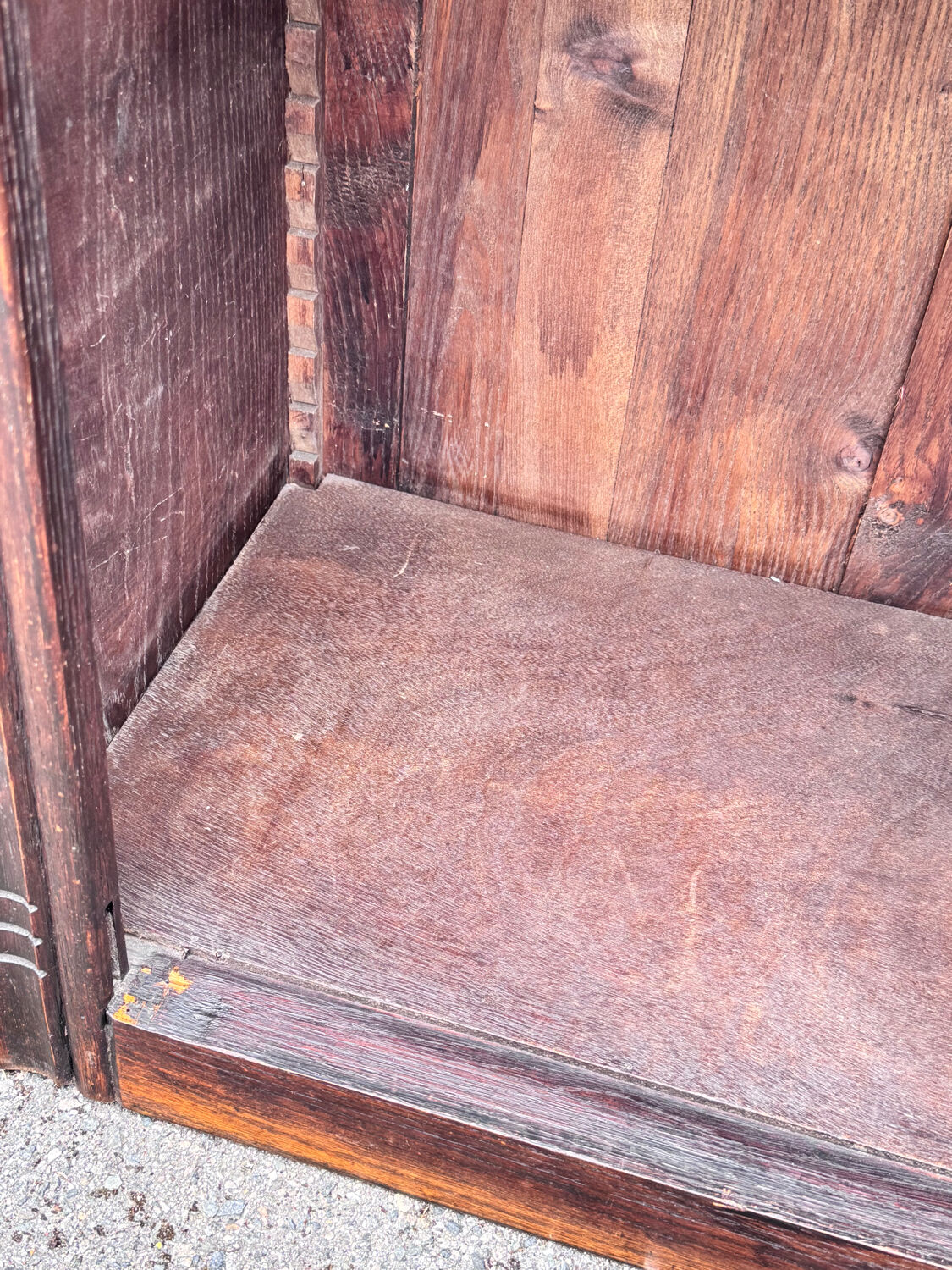 Parisian wardrobe, glass door