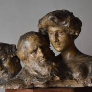 Agathon Léonard, Esquisse à trois têtes (vers 1910)