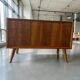 Meuble TV bas vintage en bois / lowboard / buffet bas