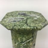 1970's Green Marble Painted Pillar