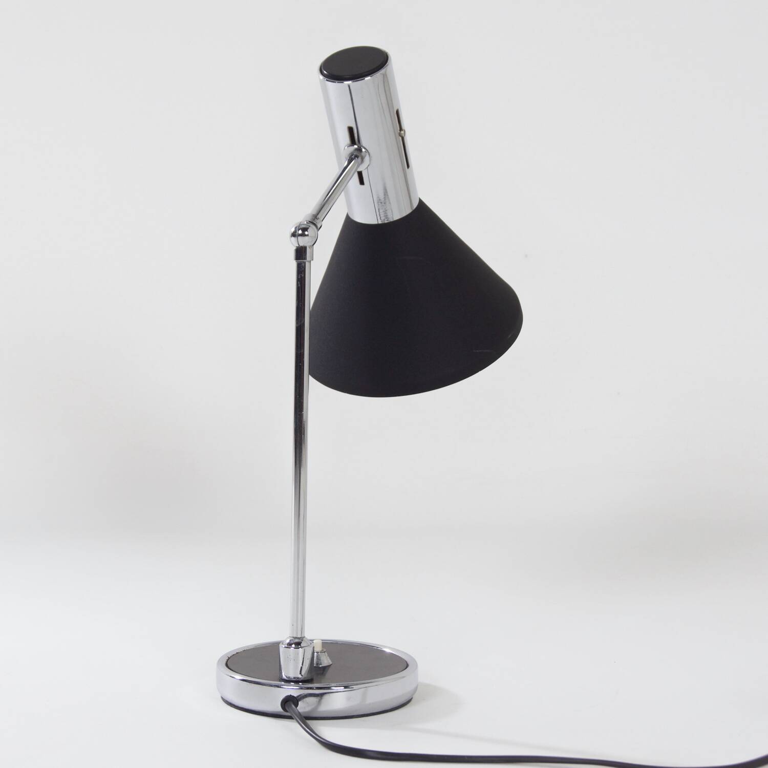 Black Desk Lamp Made in Italy, Florence, 1960s