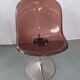 Fauteuil enfant space age chrome et plexiglass