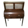Cylinder desk in mahogany and mahogany veneer, Louis XVI style, 19th century.