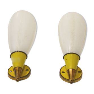 Pair of 50s wall sconces