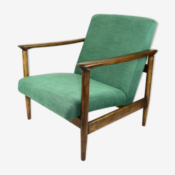 Fauteuil structurel vert par Edmund Homa, années 1970