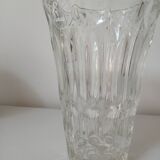 Vase en verre ciselé